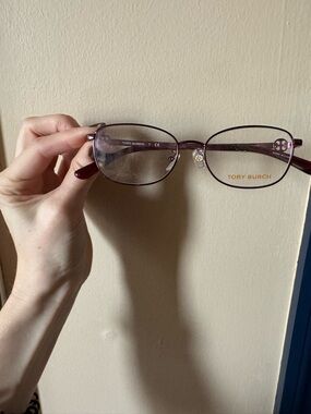 Tory Burch Women's Glasses — Deep Burgundy Frame